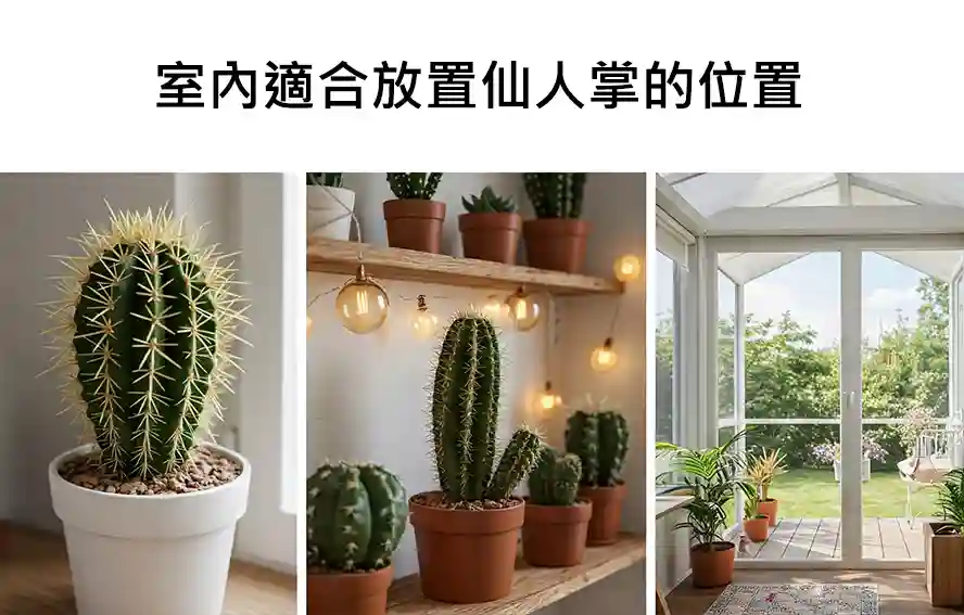 室內適合放置仙人掌的位置