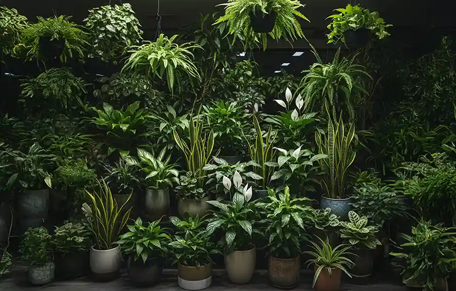 室內環境對不需陽光植物的影響