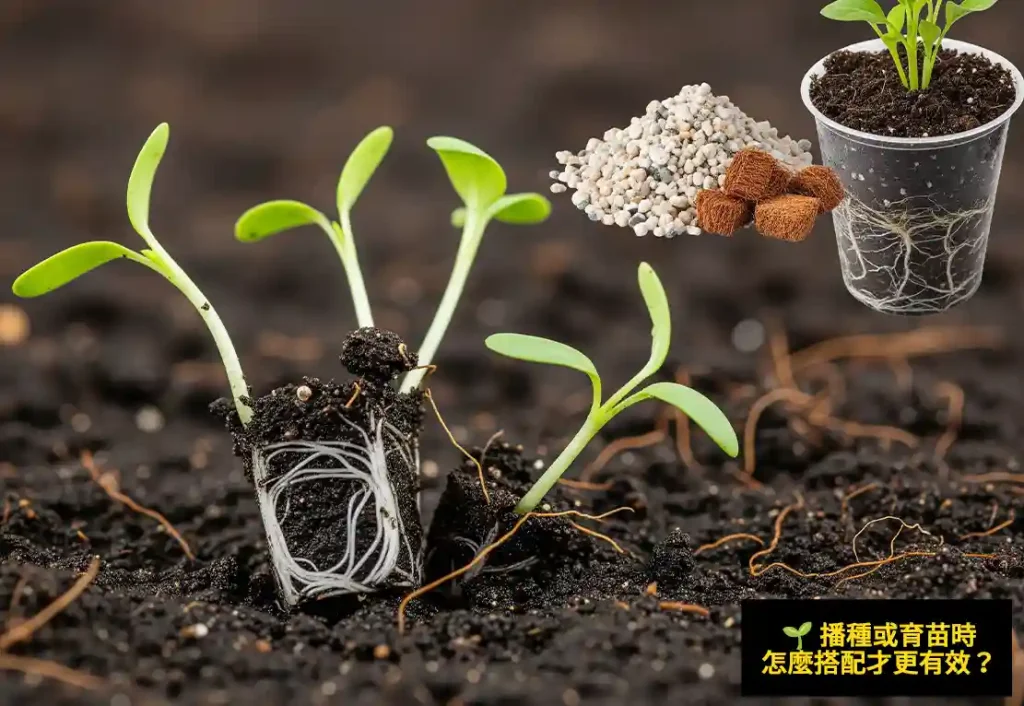 🌱 播種或育苗時,怎麼搭配才更有效?
